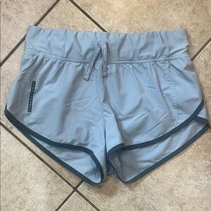 Under Armour Light Gray Women's SpeedPocket Athletic Shorts